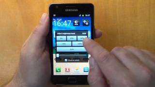 Samsung Galaxy S2 Displayhelligkeit einstellen Tipp [upl. by Obeded]