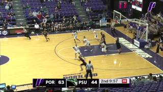 Portland Womens Basketball 91 Portland State 63 [upl. by Uwkuhceki]