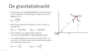 Natuurkunde modelleren 06 gravitatiekracht [upl. by Illah]