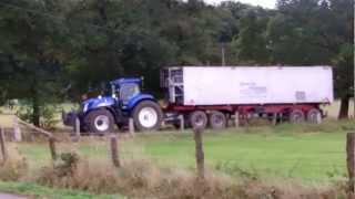 Agrartrac Pröbsting New Holland T7070 mit Agroliner Dolly HD [upl. by Ynohta]