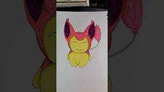 Skitty DRAWING TIMELAPSE 300 timelapse skitty pokemondrawing cute pokémon pokemon [upl. by Averil95]