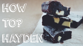 HOW TO MAKE CHOC BROWNIES [upl. by Yennej]