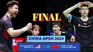 FINAL🇲🇾Goh Soon HuatShevon Lai VS 🇨🇳Feng Yan ZheHuang Dong Ping🔥 ChinaOpen2024 [upl. by Kralc]