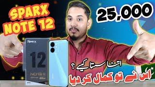 Best Smart Phone Just 25000⚡ New Model SPARX NTOE 12 UNBOXING REVIEW 😱 [upl. by Giles]