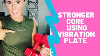 Vibration Exercise Fitness Machine  How to do 10 minute vibrating workout  Vibraslim [upl. by Seuqramed136]