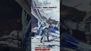 Velkhana Alpha Armor amp Weapon Set  MHW Iceborne monsterhunter velkhana armor weapon gear [upl. by Teresita]