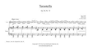 Sitt  Tarantella Op 26 No 12 [upl. by Faubion]