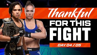 Amanda Nunes vs Ronda Rousey  UFC Fights We Are Thankful For 2023  Day 4 [upl. by Alyakcim]