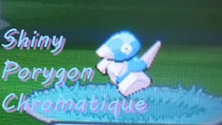 Shiny Porygon 140 REs in the Trophy GardenPorygon Chromatique 140 REs au Jardin Trophée [upl. by Elleraj]