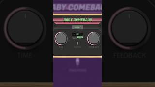 Free Delay Plugin Baby Comeback 👊👍 [upl. by Greenland]