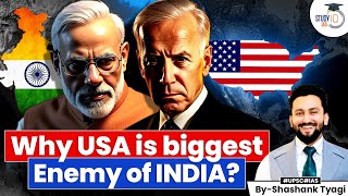 Why USA Poses a threat to Indias Growth Power Politics amp Paradox  Geopolitics Simplified [upl. by Petrie]