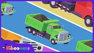 5 Big Dump Trucks  The Kiboomers Preschool Songs amp Nursery Rhymes for Counting Down from 5 [upl. by Bywaters]