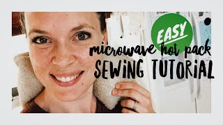 EASY Microwave Hot Pack Sewing Tutorial [upl. by Ttnerb]