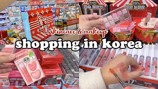 shopping in Korea vlog 🇰🇷 skincare amp makeup haul 🏆 Oliveyoung top selling products of 2023 [upl. by Ekez]