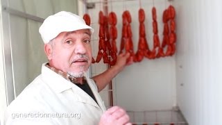 Cómo hacer Longaniza de Pascua o Longaniza Seca de Valencia  GeneracionNaturaorg [upl. by Annoif]