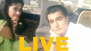 Mohsin Khan amp Shivangi Joshi LIVE Chat On 2442017 [upl. by Rehctelf]