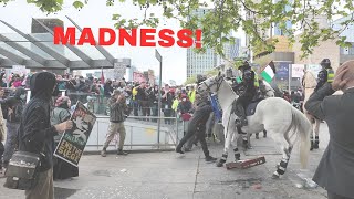 Protest Turns Violent On Melbourne Streets part 1 of 3 [upl. by Paulette]