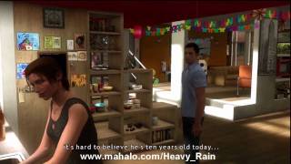 Heavy Rain Walkthrough  The Prologue Part 2 HD [upl. by Einaoj599]