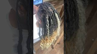 Amazon crochet faux locs over real locs  Faux locs over real locs  faux locs on short natural hair [upl. by Anidene26]