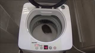 GiantexCostway Mini Portable Top Loader  Washing Shoes  Soak Wash Rinse Spin Cycle [upl. by Yttap]