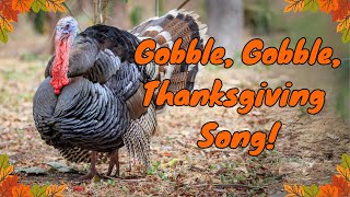 Gobble Gobble Thanksgiving Song  Celebrate Turkey Time [upl. by Gnort483]