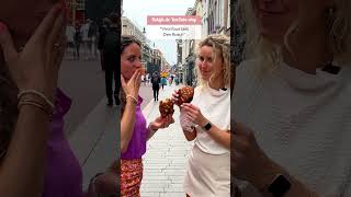 VIRAL FOOD snacks TESTEN in DEN BOSCH 🍩  Bossche bol worstenbroodje 🌭  Travelling Sisters [upl. by Jorin]