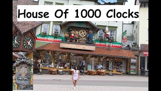 Triberg Black Forest house of 1000 clocks  cuckoo clocks [upl. by Edaw]