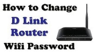 How to Change D Link Router Wifi Password [upl. by Hteb]