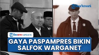 Gaya Paspampres Kawal Prabowo di Inggris Beda dari Sebelumnya Kenakan Topi Flat Cap dan Jaket Tebal [upl. by Ylrebmik50]