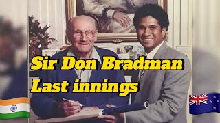 Don Bradman Last innings in Cricket  1948 [upl. by Vance]