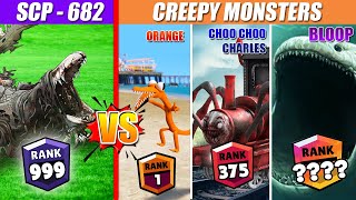 SCP682 vs Creepy Monsters Level Challenge  SPORE [upl. by Feldt]