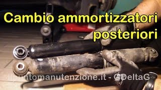 Cambio ammortizzatori posteriori Fiat Punto mk2 [upl. by Affay]