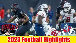 Fresno State vs UNLV Rebels GAME HIGHLIGHTS HD  NCAAF Week 9  College Football 2023 [upl. by Joselyn]