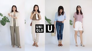 Uniqlo优衣库11套日常穿搭  U系列试穿  胶囊衣橱 基础百搭 [upl. by Davies844]