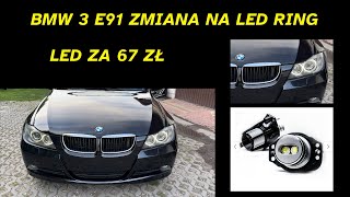 Wymiana żarówek ring BMW 3 E91 E90 na LED za 67zł [upl. by Liarret30]