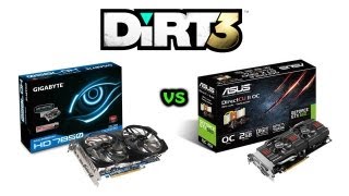 DiRT 3  Radeon HD 7850 vs GeForce GTX 660 [upl. by Ard]