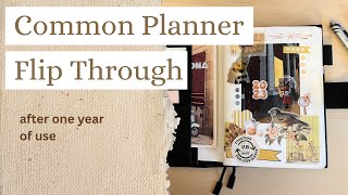 Sterling Ink Common Planner  Flip Through After One Year of Use [upl. by Raclima]