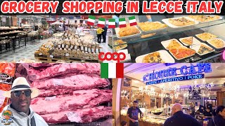 Grocery Shopping at the Coop in Salento Lecce Italy  The Walmart of ITALY 🇮🇹 [upl. by Lough]