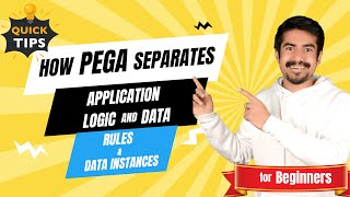 How PEGA separates Application Logic amp Data  RULES amp Data Instances pegatraining pegatutorial [upl. by Arratoon]