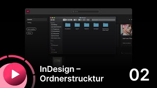 Abizeitung  Abibuch InDesign Tutorial quotOrdnerstrukturquot  Teil 02 [upl. by Mollee]