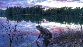 4 Days WILD CAMPING amp Fishing in the Remote Wilderness  Canadian Adventure [upl. by Lardner580]