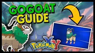 HOW TO GET GOGOAT ON POKEMON X AND Y [upl. by Adivad]