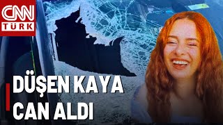 Tuncelide Korkunç Kaza Kopan Kaya Parçası Aracın Üzerine Düştü Ölü Ve Yaralılar Var [upl. by Rowen]