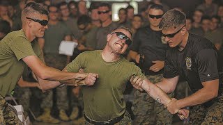 Marines Take Taser Shot Like a Boss US Marines Tazer Training  Camp Foster Okinawa Japan [upl. by Tsenre341]