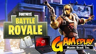 Notebook Samsung Odyssey 🎮 Gameplay FORTNITE Desempenho Nvidia GTX 1050 [upl. by Zehc]