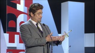 Ceremonia de entrega Premio Donostia Benicio del Toro 2014  Festival de San Sebastián [upl. by Glorianna]