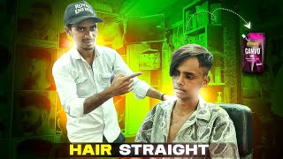 Permanent Hair Straightening  Smoothening  Streax [upl. by Adiuqram]