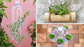 3 Beautiful Garden ideas Using Old Plastic Bottles [upl. by Hareehahs]