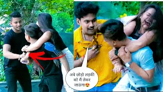 Piggy Bag Ride Prank On Cute Boys 😍  Funny Video 🤣  Khushi Pandey [upl. by Loredana180]