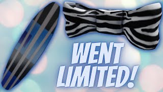 Zebra Bow Tie amp Surfboard Hat For Your Back Went Limited [upl. by Adiela]